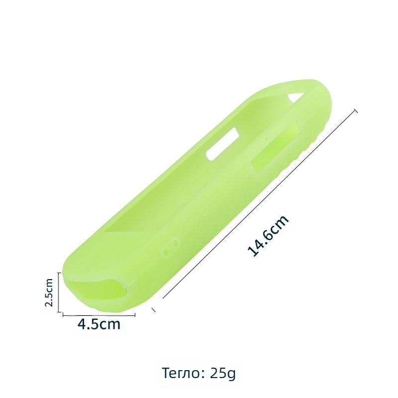 Подходящ за TCL New Roku Express 4K UltraTV силиконов защитен калъф за дистанционно управление с отвор за слушалки