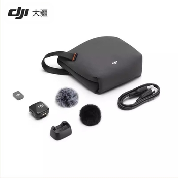 Dji Mic Mini Transmitter, мини безжичен микрофон за намаляване на шума, лавалиер, микрофон за влогове на живо, интервюта, радио