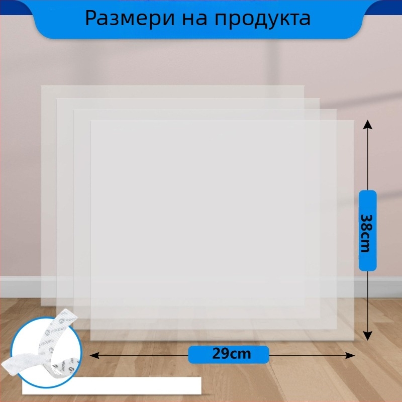 Трансграничен на склад удебелен 4-частичен капак за котешка тоалетна против пръски от котешка урина, преграда за леген за котешка тоалетна, капак за котешки боклук