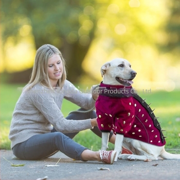Нови дрехи за домашни любимци, жилетка за кучета с шипове, светлоотразителни нитове, защита против ухапване, аксесоари за кучета, топли дрехи