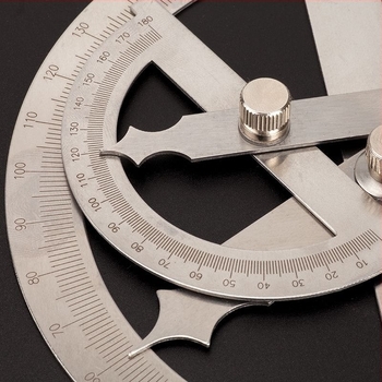 Ъгломер с двураменно рамо от неръждаема стомана, ъгломер с регулируема полукръгла ъгломерна система, многофункционален ъгломер