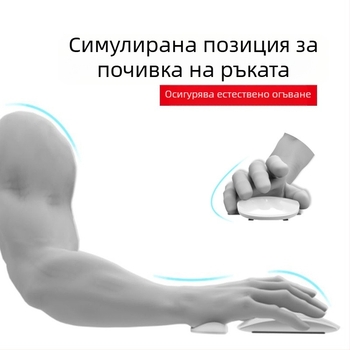 Ергономична подложка за мишка Eggshell Workshop, превантивна възглавница за китка на мишка, силиконова подложка за китка