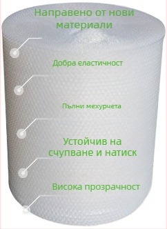 Фабрично персонализирано балонно фолио за експресна опаковка, нечупливо опаковъчно фолио против налягане, опаковъчно фолио на едро, еднослойно балонно фолио