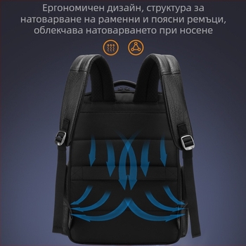Експлозивна мъжка раница от естествена кожа с деколте тип „Даниел“, семпла модна компютърна раница от растително дъбена телешка кожа, бизнес чанта на склад