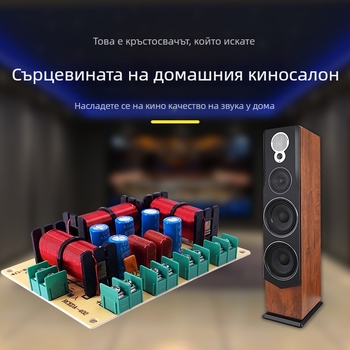 Честотен делител Един висок Един среден Два ниски Четирилентов аудио безспоен домашен високоговорител Модифициран делител