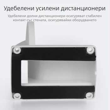 Универсална удебелена пластмасова скоба за наблюдение на купол, скоба за камера на едро, скоба за камера за стенен монтаж, скоба за наблюдение