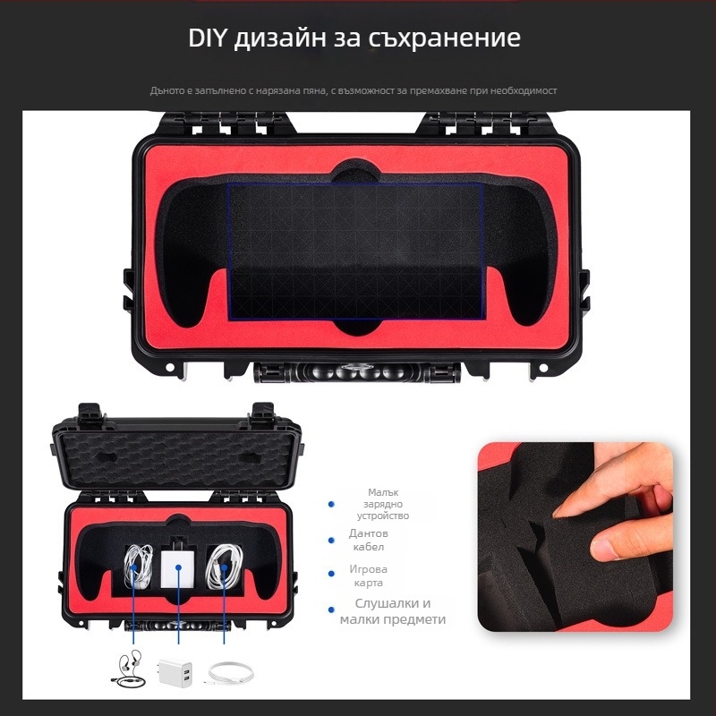 Startrcgames Кутия за съхранение Playstation Portal Bag Взривоустойчив, Влагоустойчив и Защитен от Мухъл Ръчен Водоустойчив Калъф