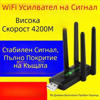 Усилвател на WiFi сигнал, безжичен разширител, усилвател, уголемяване на мрежовия рутер, конвертор, ретранслатор