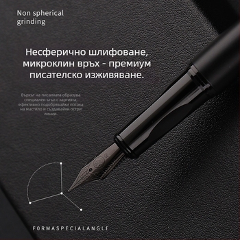 Комплект подаръчни кутии с писалка за студенти, за бизнес офис употреба, фин писец, за калиграфска писалка за възрастни, гравиран държач за писалка