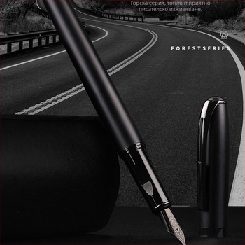 Комплект подаръчни кутии с писалка за студенти, за бизнес офис употреба, фин писец, за калиграфска писалка за възрастни, гравиран държач за писалка