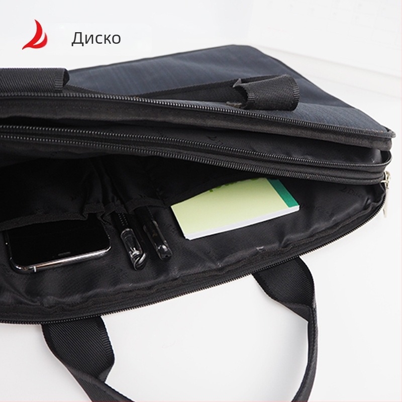 Deshigao 5183 Оксфордска чанта с двойна верига, многофункционална водоустойчива чанта за съхранение на файлове, чанта за куфарче на едро