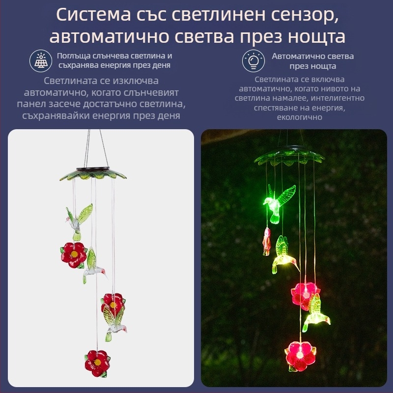 Трансгранична слънчева градинска светлина с оризови топки, вътрешен двор, водоустойчива, празнична атмосфера, пейзажна светлина, LED светлина, вятърна камбанка