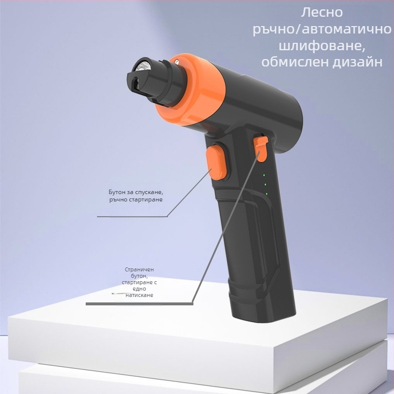 Нокторезачка за домашни любимци с три скорости, мощна електрическа машина за кучета и котки, автоматична машина за нокти с USB зареждане, трансгранична