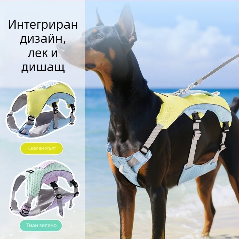 Трансгранични домашни любимци Жилетка за кучета Тип на каишката за малки, средни и големи кучета Взривоустойчива каишка Каишка за разходка с кучета