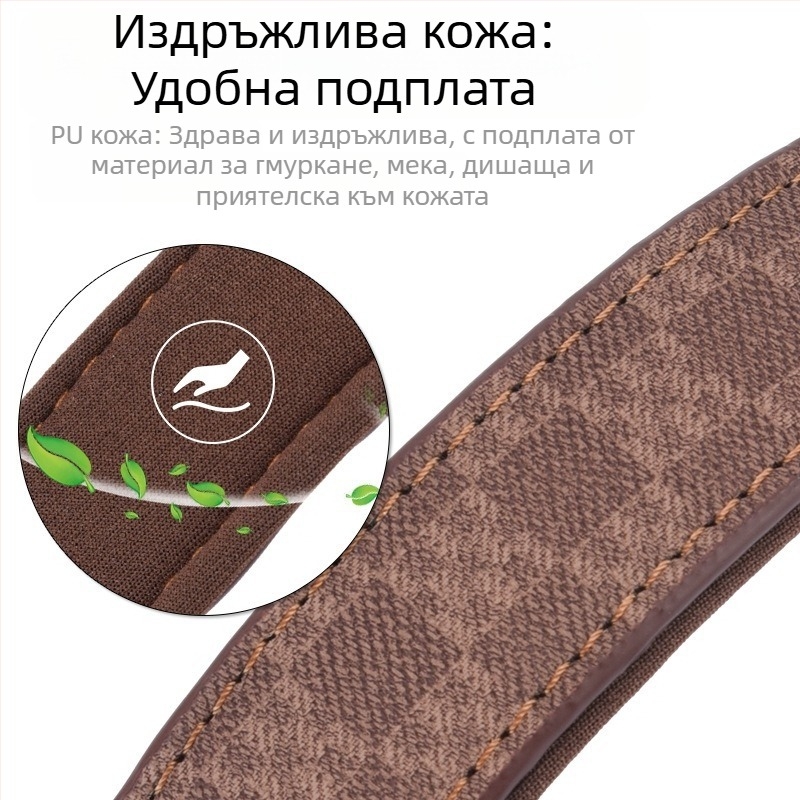 Нашийник за кучета CrossBorder Space Cotton с възможност за гравиране на етикет за кучета Retro Anti-Lost за големи, средни и малки кучета