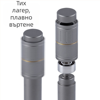 HPO въртяща се дръжка, алуминиева сплав, декомпресия, въртяща се гел писалка, метална, висок клас въртяща се писалка, тежко усещане в ръката, декомпресия, подпис