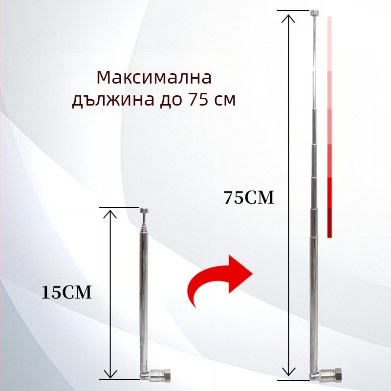 Външнотърговски експлозии производители директна доставка радио антена универсална телескопична пръчкова антена BNC мъжка FM антена