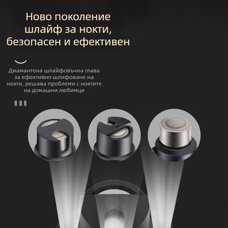 Популярна електрическа нокторезачка за домашни любимци, удобни ножици за маникюр, ножици за нокти за котки и кучета, нокторезачки за животни