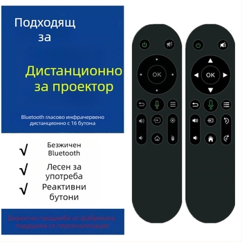 Трансгранично Bluetooth гласово инфрачервено дистанционно управление smart TV box 2.4g безжична клавиатура air flying squirrel mini 16 клавиша