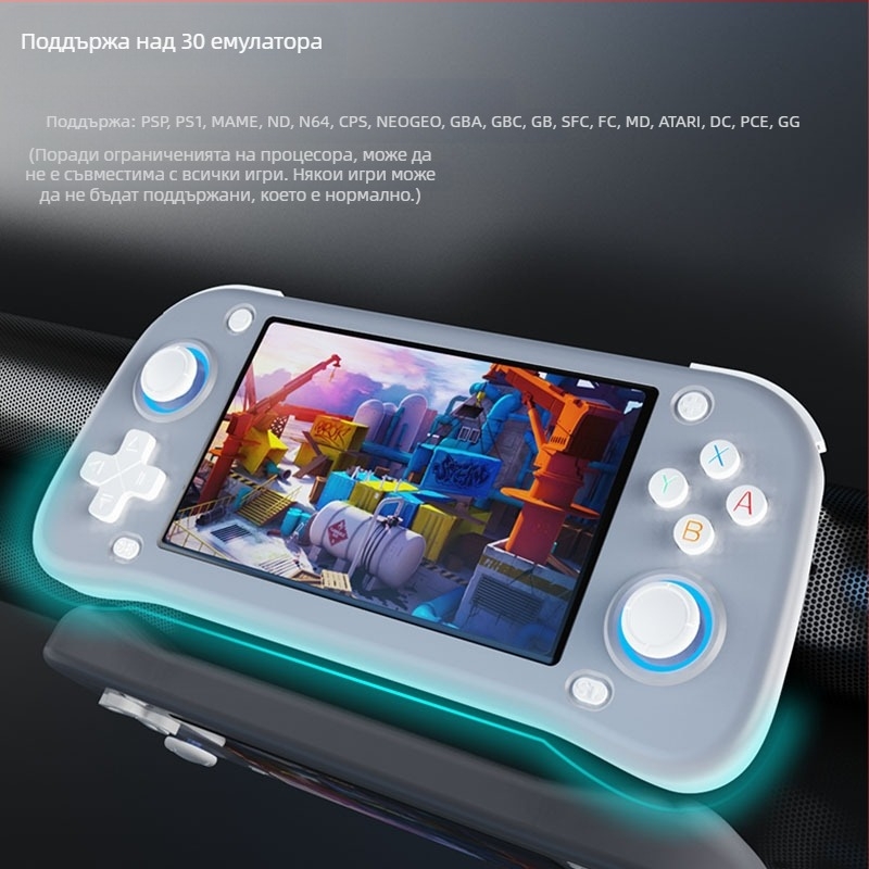 Трансгранична Xf43 ръчна игрова конзола с отворен код, аркадна PS1 аркадна 4.3 игрова конзола с голям екран, свързана към телевизор