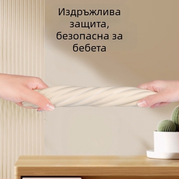 Антикорозионна лента за домакински ъглови масички за кафе, покритие за ръбове, екологична защита, NBR материал, нетоксичен незалепващ антикорозионна мека защитна лента за ръбове 2 м