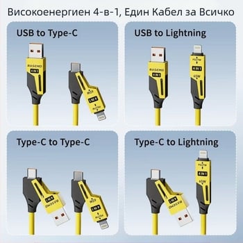 [Отличен контрол на продукта] Двоен магически телескопичен кабел с пружина 65W + 27W, подходящ за Apple 16 и Huawei.