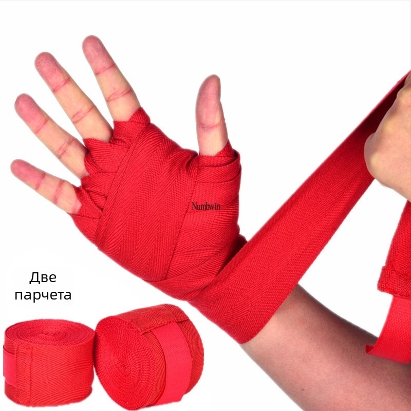 Фабрика на едро 3 м микроеластична едноцветна боксова превръзка памучна борба Муай Тай Санда лента за ръка трансгранична