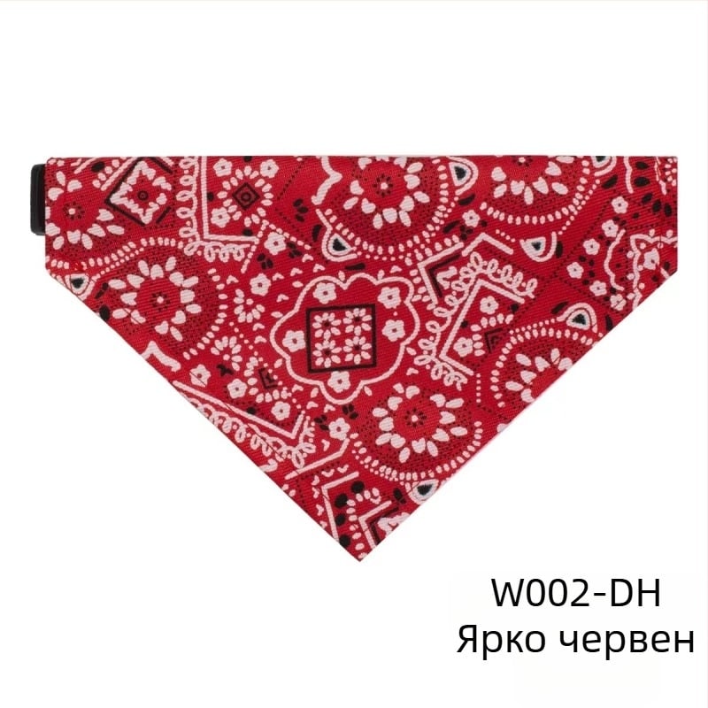 Кърпа за слюнка за домашни любимци, куче, голямо куче, голдън ретривър, сладка котка, триъгълна кърпа, средно голямо куче, регулируем джоб за слюнка