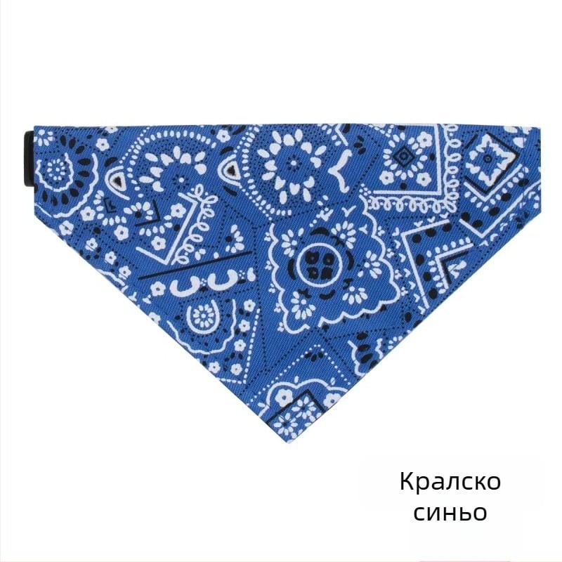 Кърпа за слюнка за домашни любимци, куче, голямо куче, голдън ретривър, сладка котка, триъгълна кърпа, средно голямо куче, регулируем джоб за слюнка