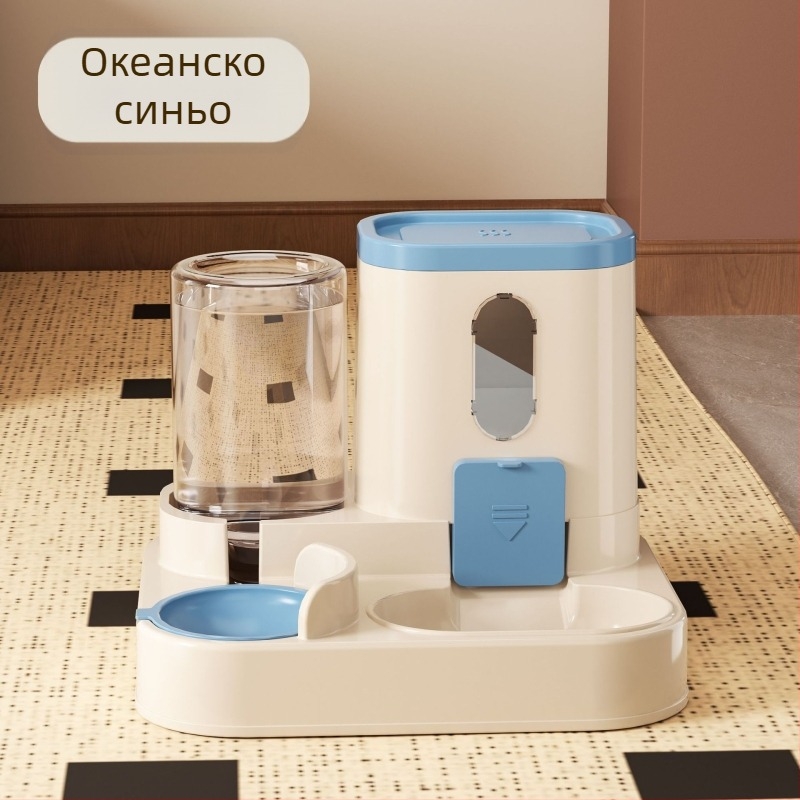 Купа за котки с голям капацитет, хранилка за питейна вода за котки, автоматична хранилка за подновяване на храна, купа за домашни любимци, домашни любимци