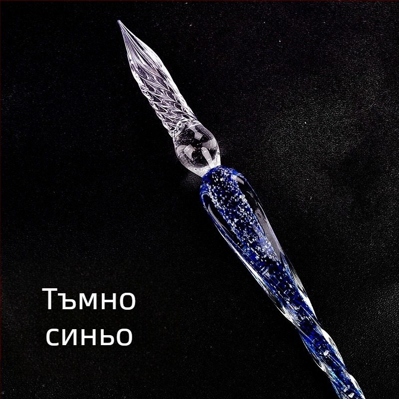 Фабрично директно ръчно изработена светеща стъклена писалка, потопена във вода, светеща писалка за табели, светеща писалка