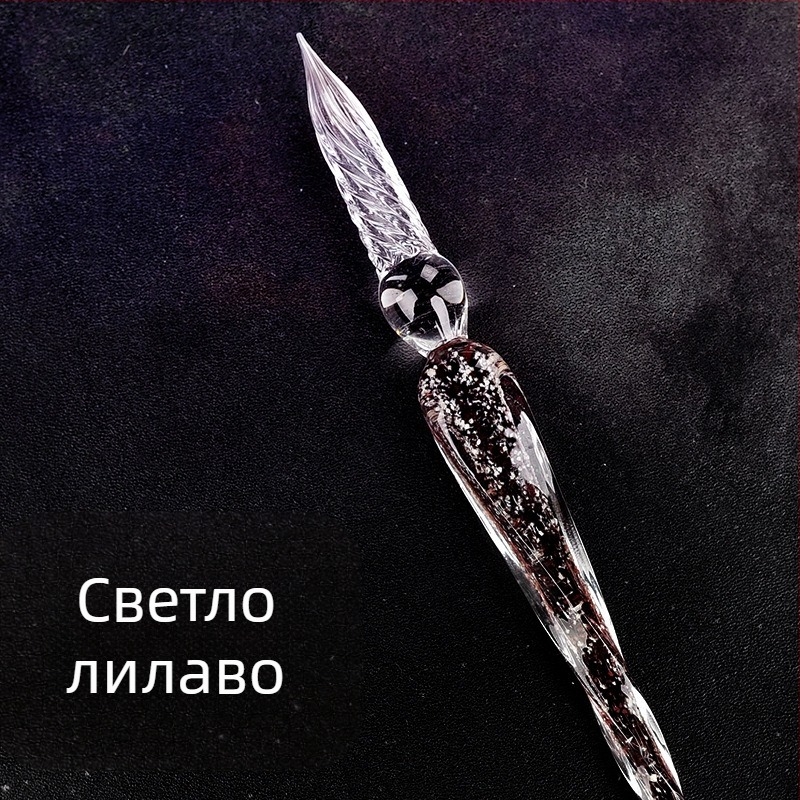 Фабрично директно ръчно изработена светеща стъклена писалка, потопена във вода, светеща писалка за табели, светеща писалка
