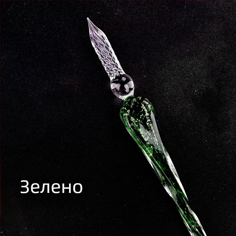 Фабрично директно ръчно изработена светеща стъклена писалка, потопена във вода, светеща писалка за табели, светеща писалка