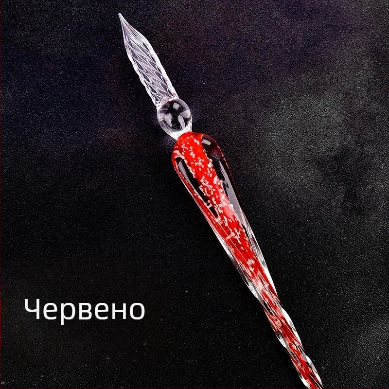 Фабрично директно ръчно изработена светеща стъклена писалка, потопена във вода, светеща писалка за табели, светеща писалка