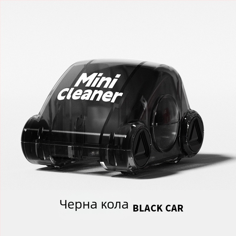 Мини количка за почистване на настолни компютри, забавни ученически канцеларски материали, гумичка за молив, прахоуловител, играчка-количка за декомпресия, ръчен модел