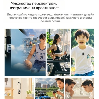 2.7K с WIFI поддръжка, мобилно приложение, възпроизвеждане в реално време, окачена камера за врата, DV спортна камера за открито S70