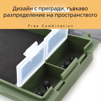 Трансгранична преносима мощна кутия за риболов на коне в европейски стил, кутия за съхранение на подводка, европейска група за риболов на шаран, аксесоари, кутия за съхранение на риболовни принадлежности на едро