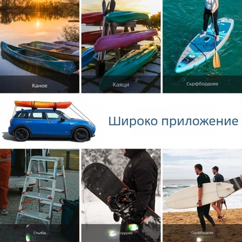 Мека подложка за покрива на автомобила, багажник за багажник, защитно покритие за сърф, сноуборд, противоплъзгаща се мека подложка за багаж