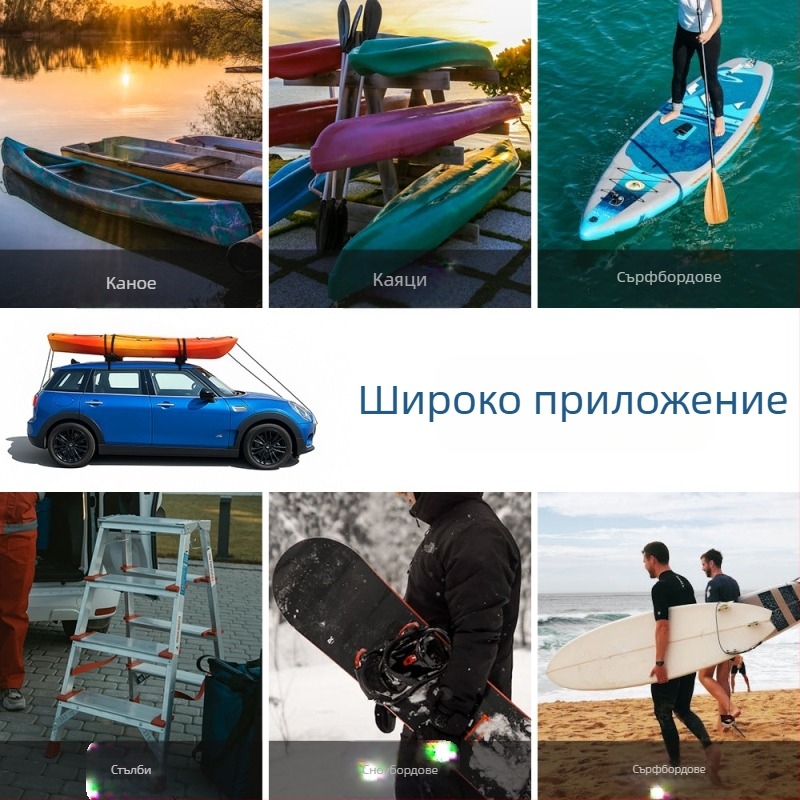 Мека подложка за покрива на автомобила, багажник за багажник, защитно покритие за сърф, сноуборд, противоплъзгаща се мека подложка за багаж