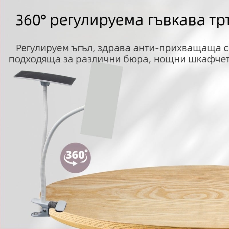 Бяло квадратно кръгло настолно огледало за обратно виждане, компютърно огледало за обратно виждане, наблюдение на огледалото за обратно виждане за лична сигурност