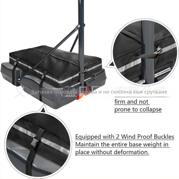 Трансгранична преносима чанта за тежести за баскетболна рамка, тежка основа, стойка за баскетбол, чанта с тежести, чанта с пясък