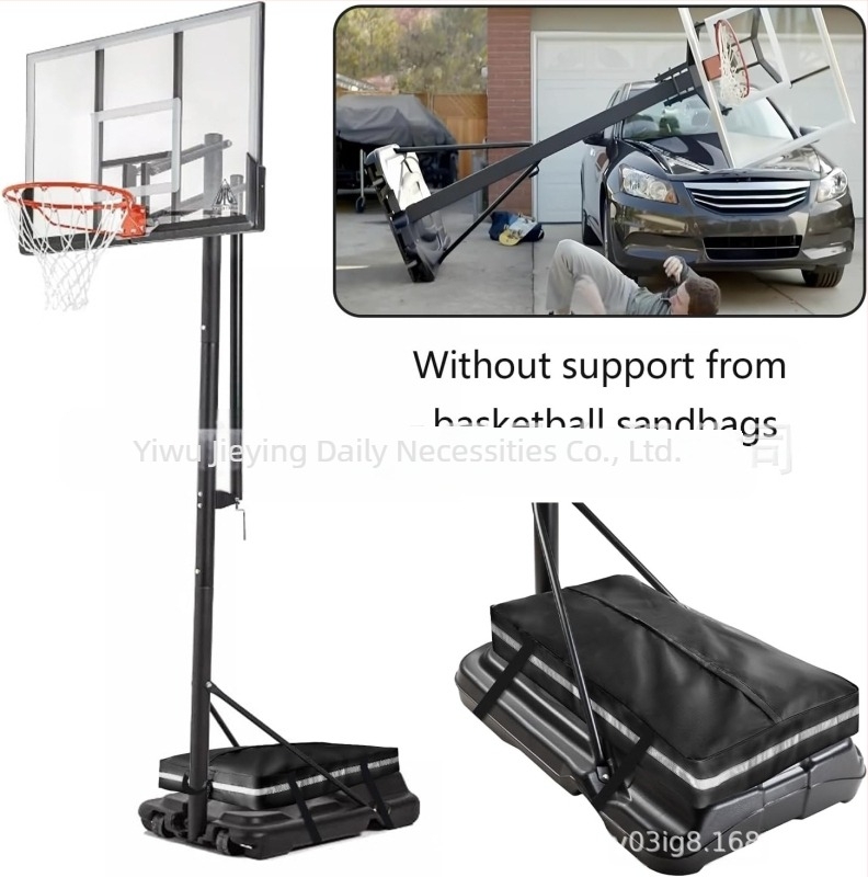 Трансгранична преносима чанта за тежести за баскетболна рамка, тежка основа, стойка за баскетбол, чанта с тежести, чанта с пясък