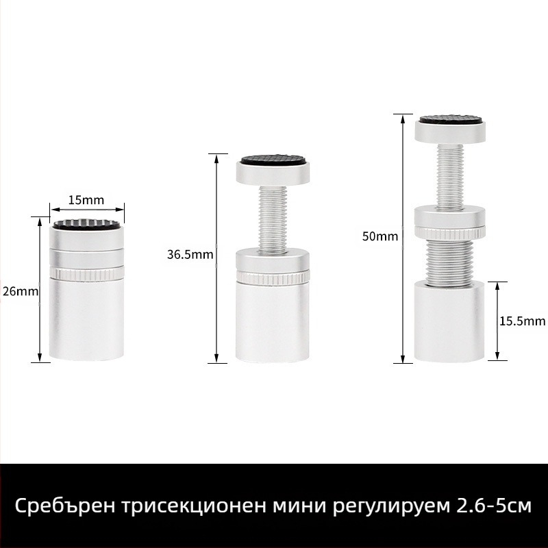 Рамка за носеща скоба за графична карта, изцяло алуминиева, метална, магнитно дъно, ITX малко шаси, скоба за графична карта, противоогъващ партньор