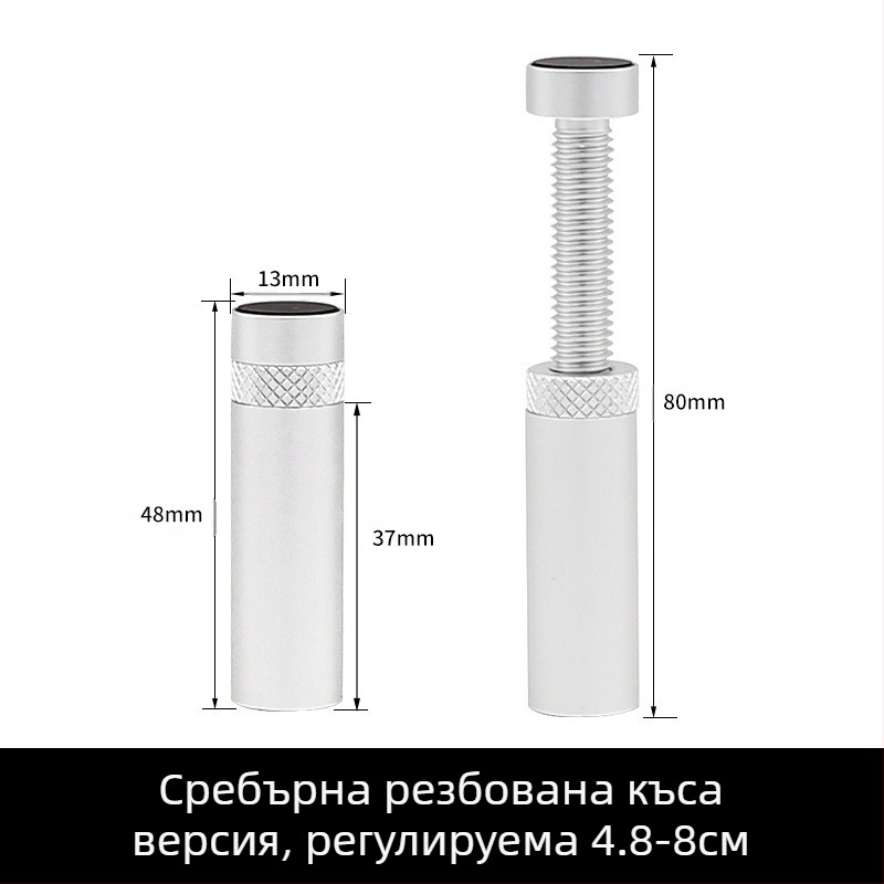 Рамка за носеща скоба за графична карта, изцяло алуминиева, метална, магнитно дъно, ITX малко шаси, скоба за графична карта, противоогъващ партньор