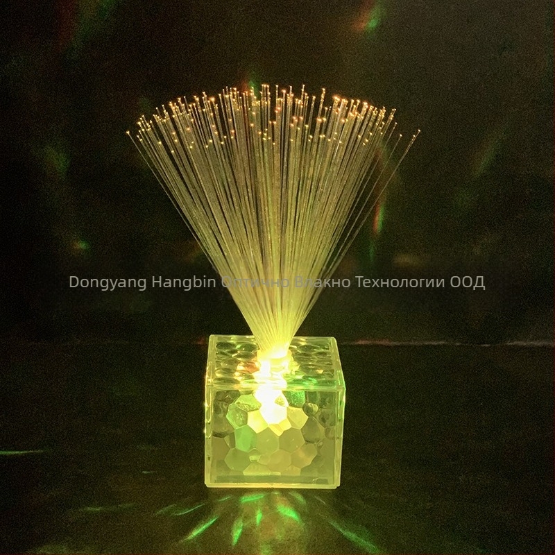 LED звездна квадратна оптична светлина нощна светлина светкавица цветна спалня романтична атмосфера кристално звездно небе