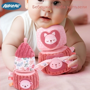 Образователна играчка Jenga за новородено, кула за подреждане, чаша за бебета 0-1 години, интелектуална играчка Rainbow Tower