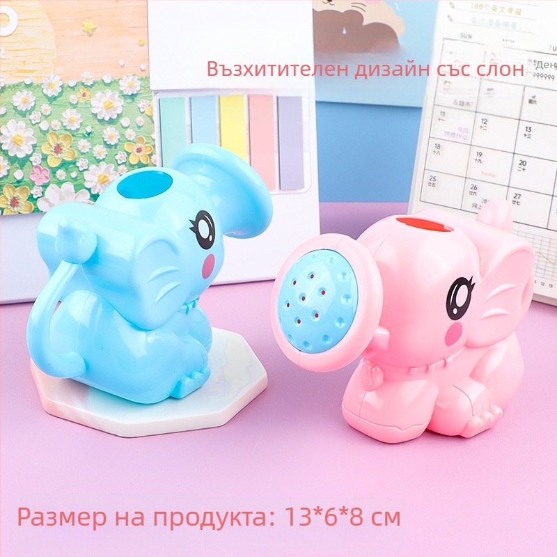 Малка играчка за вана слончета, детска играчка за вана, бутилка за вода, спрей за вана, чаша за шампоан, душ слончета