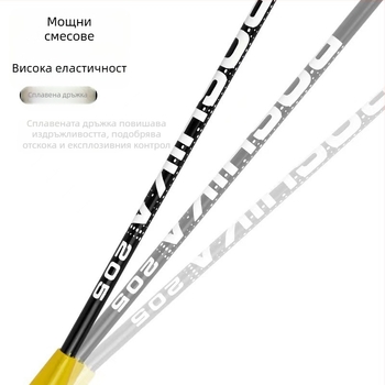 Експлозии на склад за възрастни бадминтон ракета за начинаещи, феро сплав, сплит ракета, поколение коса