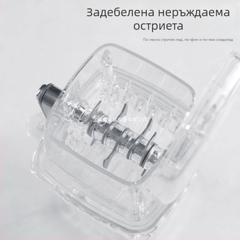 Ледогенератор Домакинска малка машина за изглаждане Гранулиран пясък Лед Натрошен лед Търговска сергия Машина за лед от градушка Ръчна машина за натрошен лед