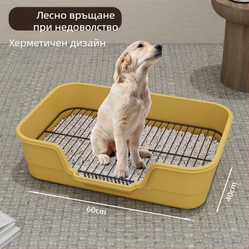 Железна мрежеста тоалетна за кучета, голяма, против пръски, висока ограда за кучешки писоар, голяма, средна, малка, плоска, домашни любимци